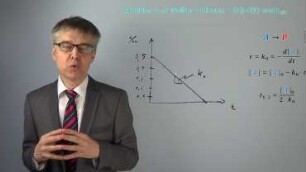 Einfache Reaktionskinetik erster und nullter Ordnung - Ist Reaktionsgeschwindigkeit oder Halbwertszeit konstant ?