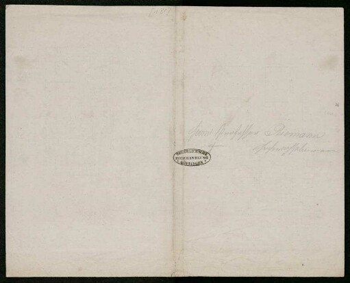 Herrn Professor Riemann [...] [Anschrift]