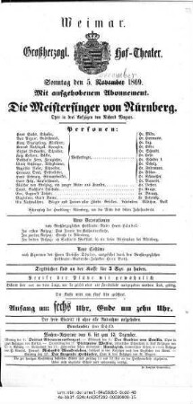 Die Meistersinger von Nürnberg