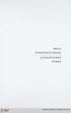 Prace konserwatorskie