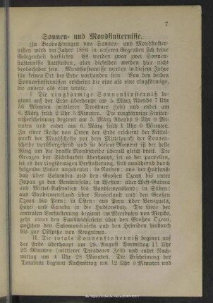 Sonnen- und Mondfinsternisse