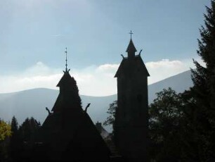 Holzkirche Wang bei Karpacz, 13. Jahrhundert, im 19. Jh. aus Norwegen hierher umgesetzt
