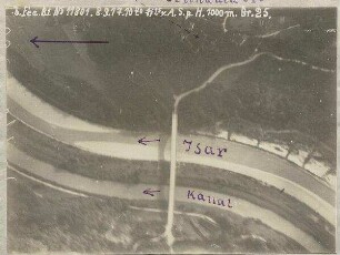 Isarbrücke bei Grünwald (mit Einzeichnungen) (1000 m)