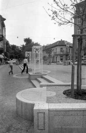 Ludwigsplatz. Umbau des westlichen Teils