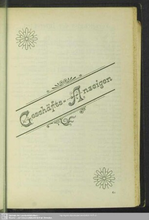 Geschäfts-Anzeigen