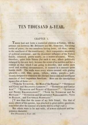 Ten thousand a - year : in 3 volumes, 3
