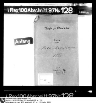 Stiftsrechnungen