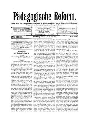 Universität und Volksschullehrer : (Schluß)