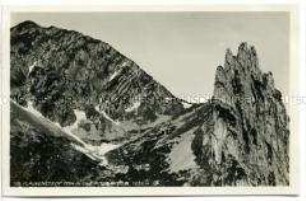 Gipfel Plankenstein und Risserkogel in den bayrischen Voralpen