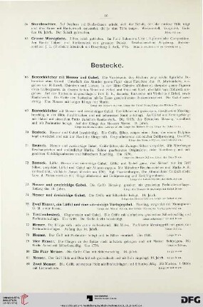 Bestecke (Nr. 68-97)