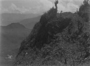 Berglandschaft : Blick über eine Berglandschaft bei San Pablo Villa de Mitla.