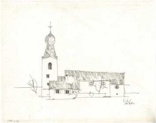 Gsaenger, Gustav; Fischbachau (Bayern); Ev. Kirche - Studie