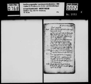 Inventar eines Registraturzimmers in Lüttich mit Schriftstücken über die Graf- und Herrschaften Mark, Schleiden, Kerpen, Saffenburg und andere.