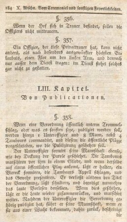 LIII. Kapitel. Von Publicationen.