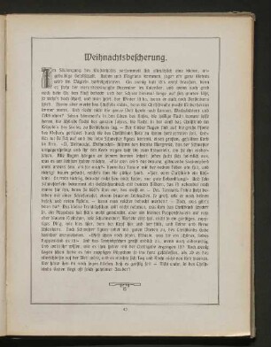 Weihnachtsbescherung