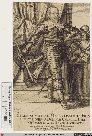 Bildnis Georg, Herzog zu Braunschweig-Lüneburg-Calenberg (reg. 1636-41)