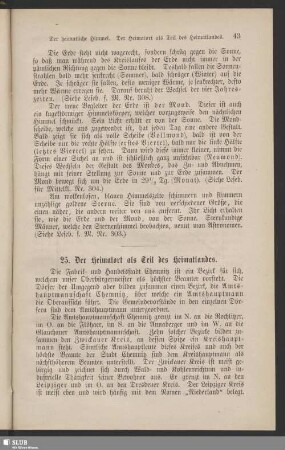 25. Der Heimatort als Teil des Heimatlandes