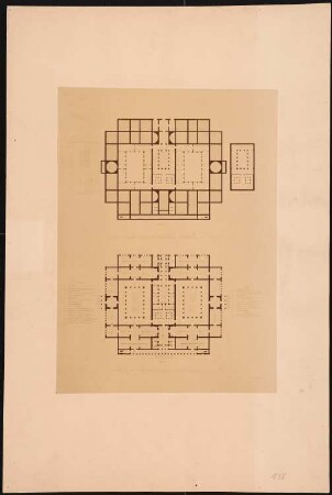 Archäologisches Museum, Athen: Grundrisse EG, 1. und 2. Obergeschoss