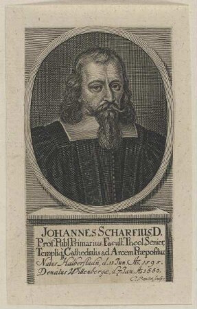 Bildnis des Johann Scharf