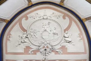 Decke der Apsis des Blaugoldenen Saals