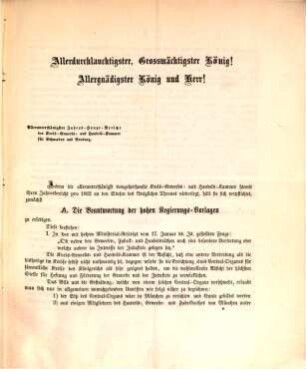 Jahresbericht der Handels- und Gewerbekammer für Schwaben und Neuburg. 1862