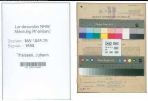 Entnazifizierung Johann Theissen , geb. 28.07.1887 (Beamter)