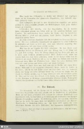 IV. Der Schlauch