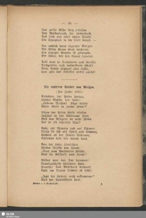 Die tapferen Weiber von Meißen