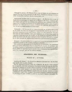 Séance Du 7 Octobre