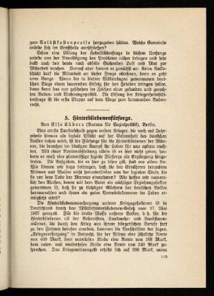 115-118, 5. Hinterbliebenenfürsorge