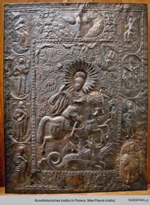 Hidistavi-Reliquiar des Heiligen Georg im Drachenkampf