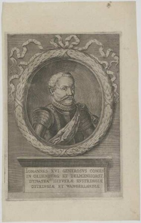 Bildnis von Iohannes XVI., Graf von Oldenbvrg