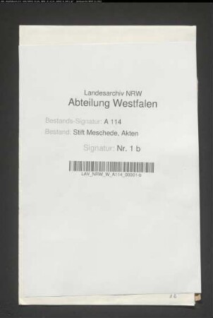 Verzeichnis der Lehnstücke des Adam Schulte