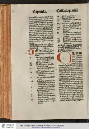 Incipit collatio Abbatis Moisi prima, de monachi destinatione vel fine.