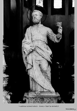 Hochaltar mit seitlichen Schranken : Heiliger Petrus