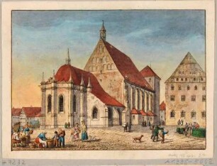 Der Freiberger Dom (Dom St. Marien) am Untermarkt, 1484-1501 erbaut