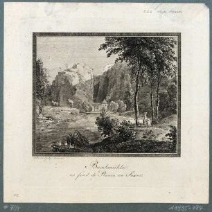 Ansicht des Plauenschen Grundes mit der Buschmühle