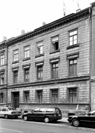 Görlitz-Altstadt, Krölstraße 8. Wohnhaus (1857/1867). Straßenansicht