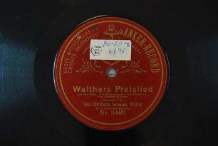 Walthers Preislied aus der Oper "Die Meistersinger von Nürnberg" / von Richard Wagner