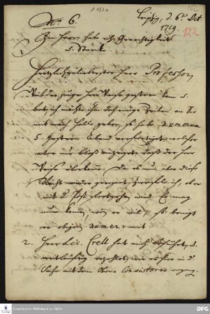Brief von Heinrich Julius Elers an August Hermann Francke.