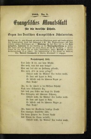 Neujahrsgruß 1882