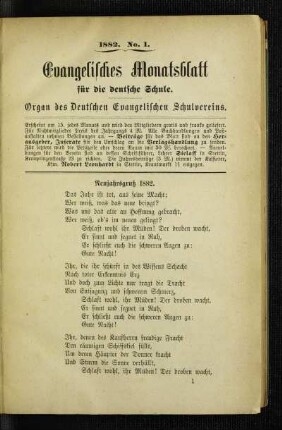 Neujahrsgruß 1882