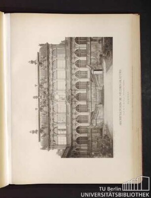 Serie I. No. 70. Der Zwinger. Nordwestlicher Eckpavillon. Dresden.