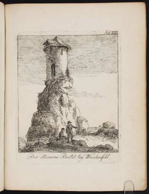 Tab. XXVI Der steinerne Beutel beÿ Weischenfeld. - Burg Waischenfeld, Waischenfeld