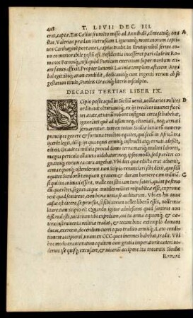 Decadis Tertiae Liber IX.