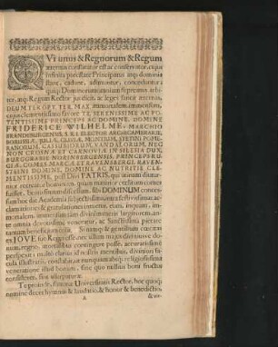 Qui unus & Regnorum & Regnum aeternus constitutor estac conservator ...