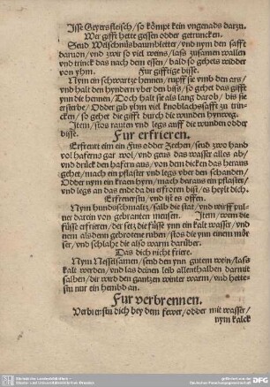 Fur verbrennen.