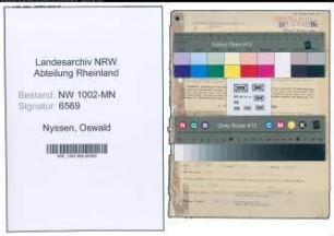 Entnazifizierung Oswald Nyssen , geb. 13.05.1904 (Prokurist)