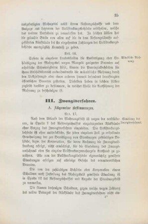 III. Zwangsverfahren