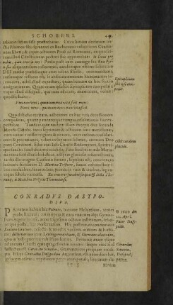 Conradus Dasypodius.